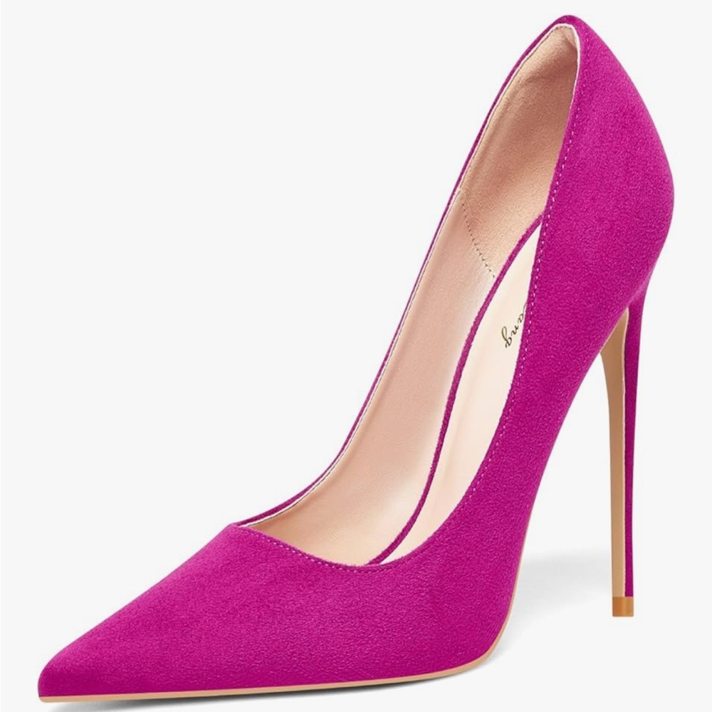 Elegant Fuchsia/Hot Pink Stiletto Heels